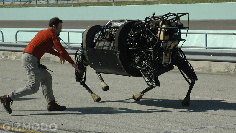 Illustration for article titled On Site at the Machine Olympics of DARPA's Robotics Challenge